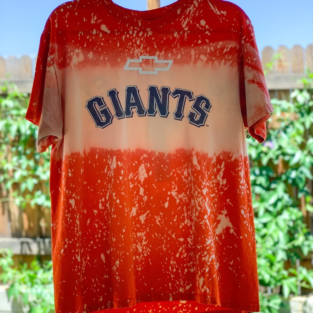 San Francisco Giants x Chevrolet Bleached T Shirt